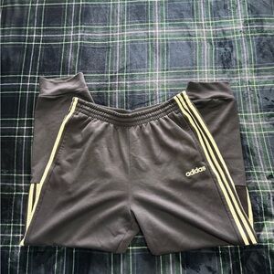 adidas Men’s Navy Blue Sweatpants with White Stripes